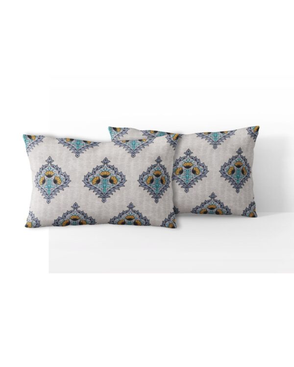 Haryana Hoops Single Size Floral printed Bedsheet with 1 Pillow Cover - Image 2