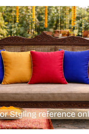 Assorted Ethnic chanderi silk Cushion Cover set